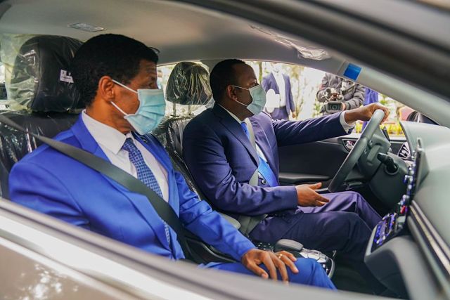 Pictures In Ethiopia Hailes Marathon Motor Engineering Unveils All Electric Car At Tadias Magazine 